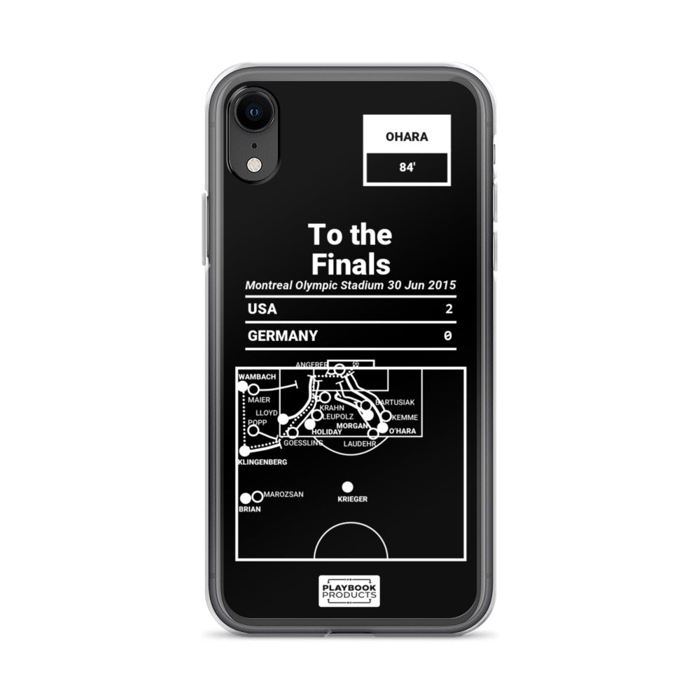 USWNT Greatest Goals iPhone Case: To the Finals (2015)