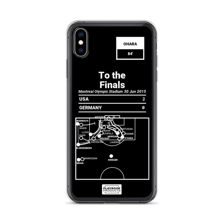 USWNT Greatest Goals iPhone Case: To the Finals (2015)