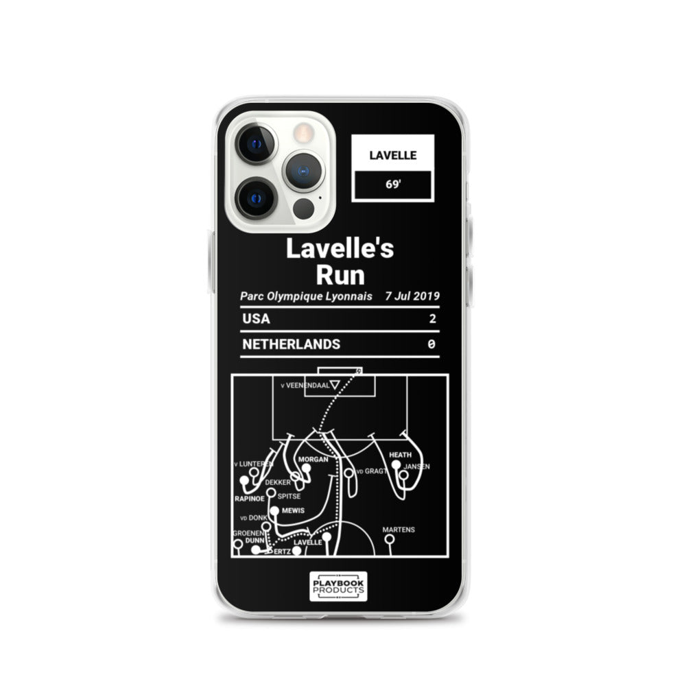 USWNT Greatest Goals iPhone Case: Lavelle's Run (2019)