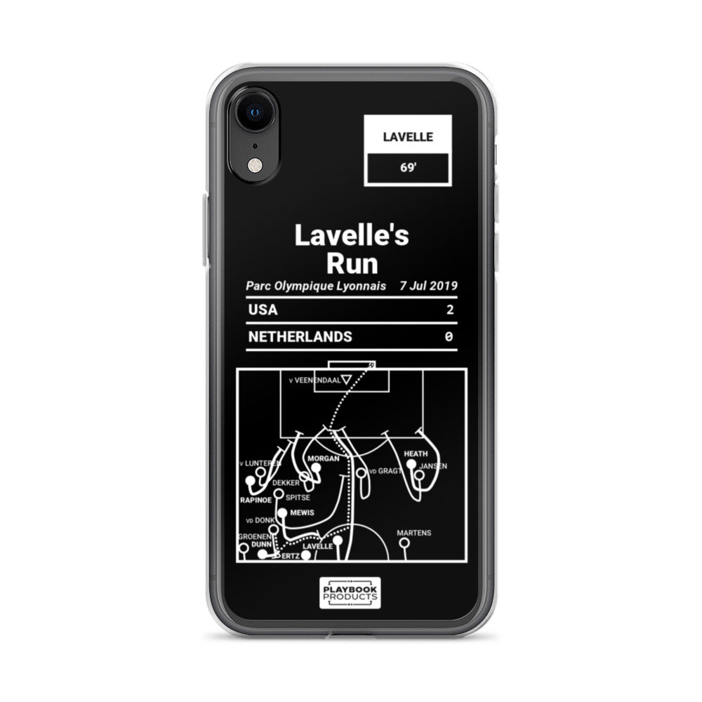 USWNT Greatest Goals iPhone Case: Lavelle's Run (2019)