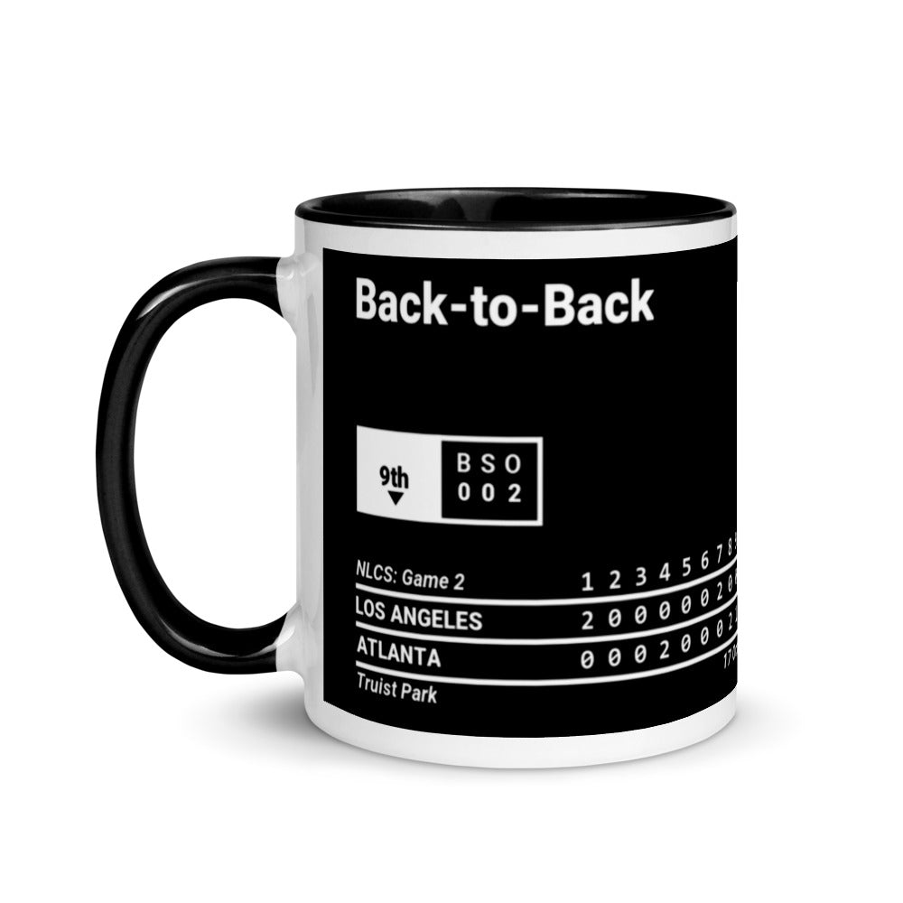 Atlanta Braves Greatest Plays Mug: Back-to-Back (2021)