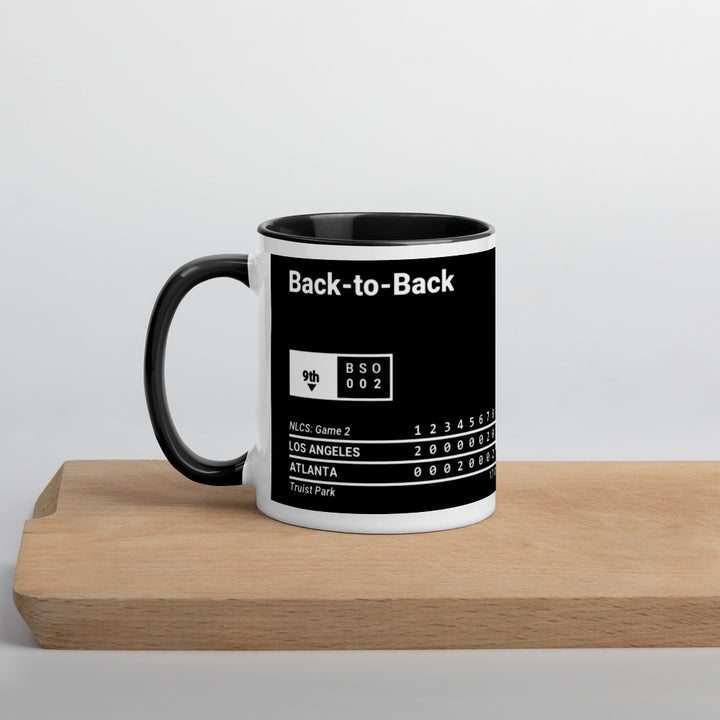 Atlanta Braves Greatest Plays Mug: Back-to-Back (2021)