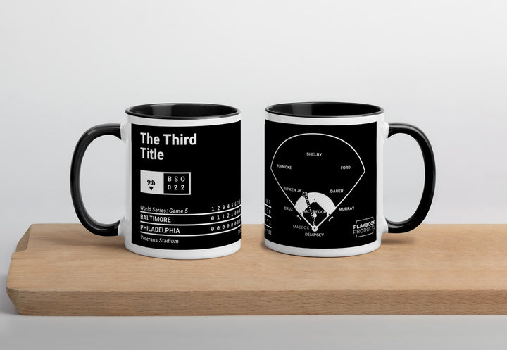 Baltimore Orioles Greatest Plays Mug: The Third Title (1983)