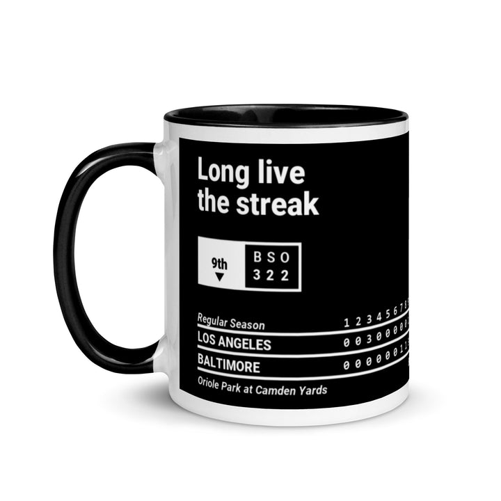 Baltimore Orioles Greatest Plays Mug: Long live the streak (2022)