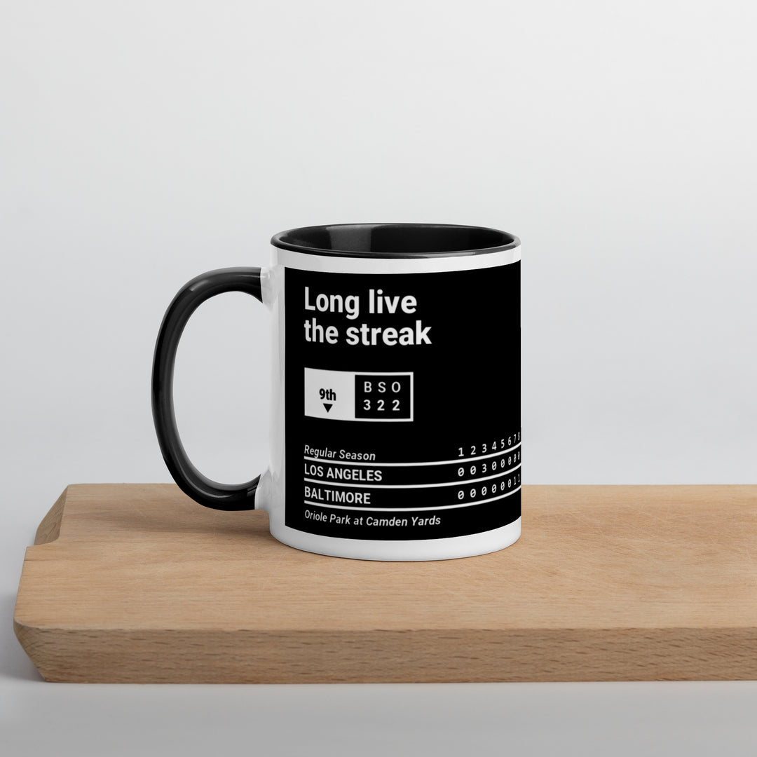 Baltimore Orioles Greatest Plays Mug: Long live the streak (2022)