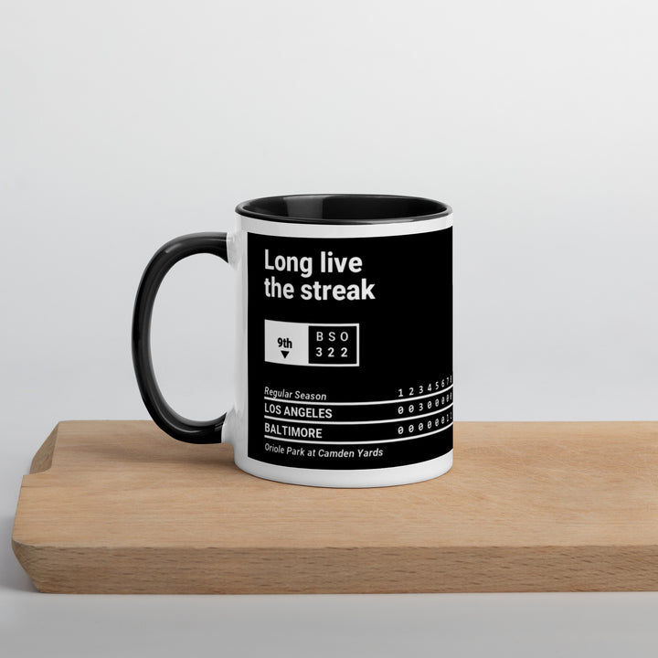 Baltimore Orioles Greatest Plays Mug: Long live the streak (2022)