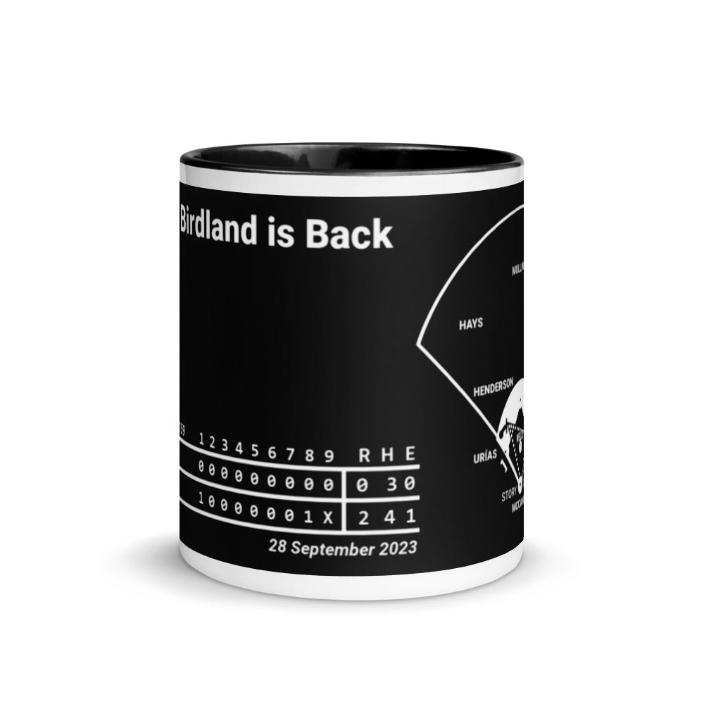 Baltimore Orioles Greatest Plays Mug: 100 Wins, Birdland is Back (2023)