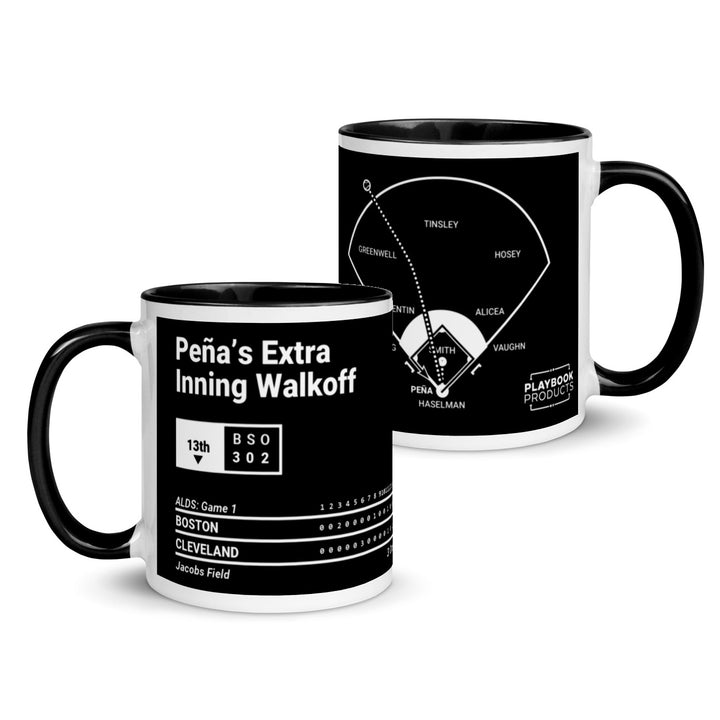 Cleveland Guardians Greatest Plays Mug: Peña’s Extra Inning Walkoff (1995)