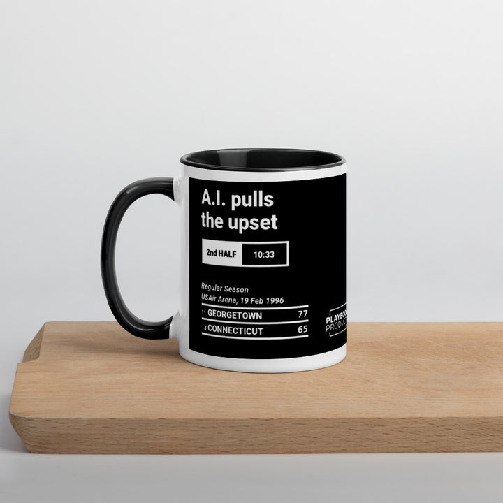 Greatest Georgetown Basketball Plays Mug: A.I. pulls the upset (1996)