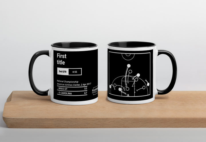South Carolina Basketball Women's Greatest Plays Mug: First title (2017)