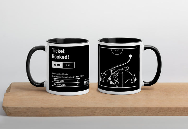 South Carolina Basketball Women's Greatest Plays Mug: Ticket Booked! (2017)