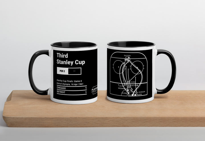 Chicago Blackhawks Greatest Goals Mug: Third Stanley Cup (1961)