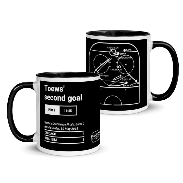 Chicago Blackhawks Greatest Goals Mug: Toews' second goal (2015)