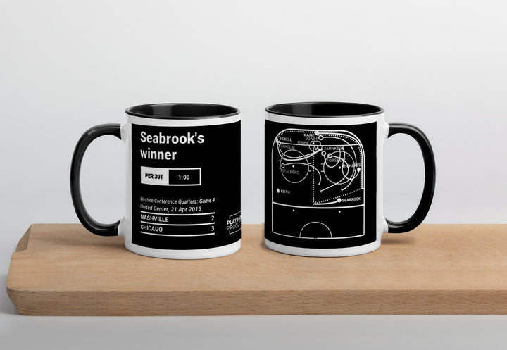 Chicago Blackhawks Greatest Goals Mug: Seabrook's winner (2015)