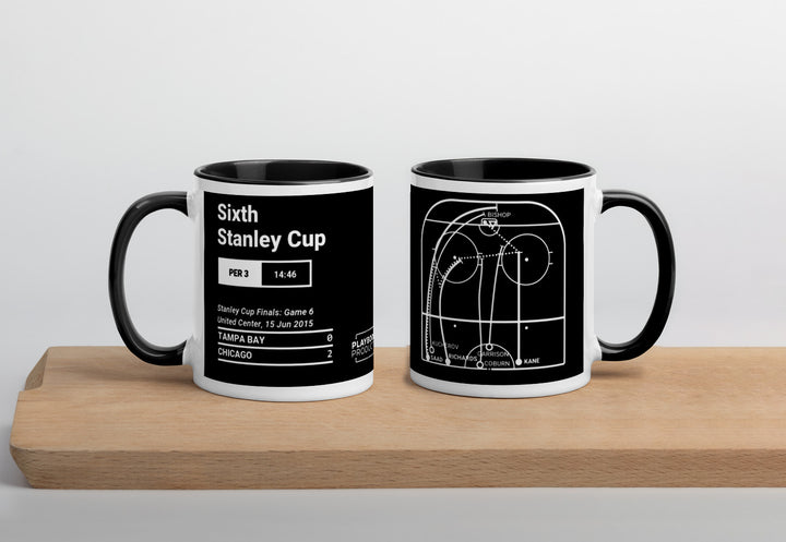 Chicago Blackhawks Greatest Goals Mug: Sixth Stanley Cup (2015)