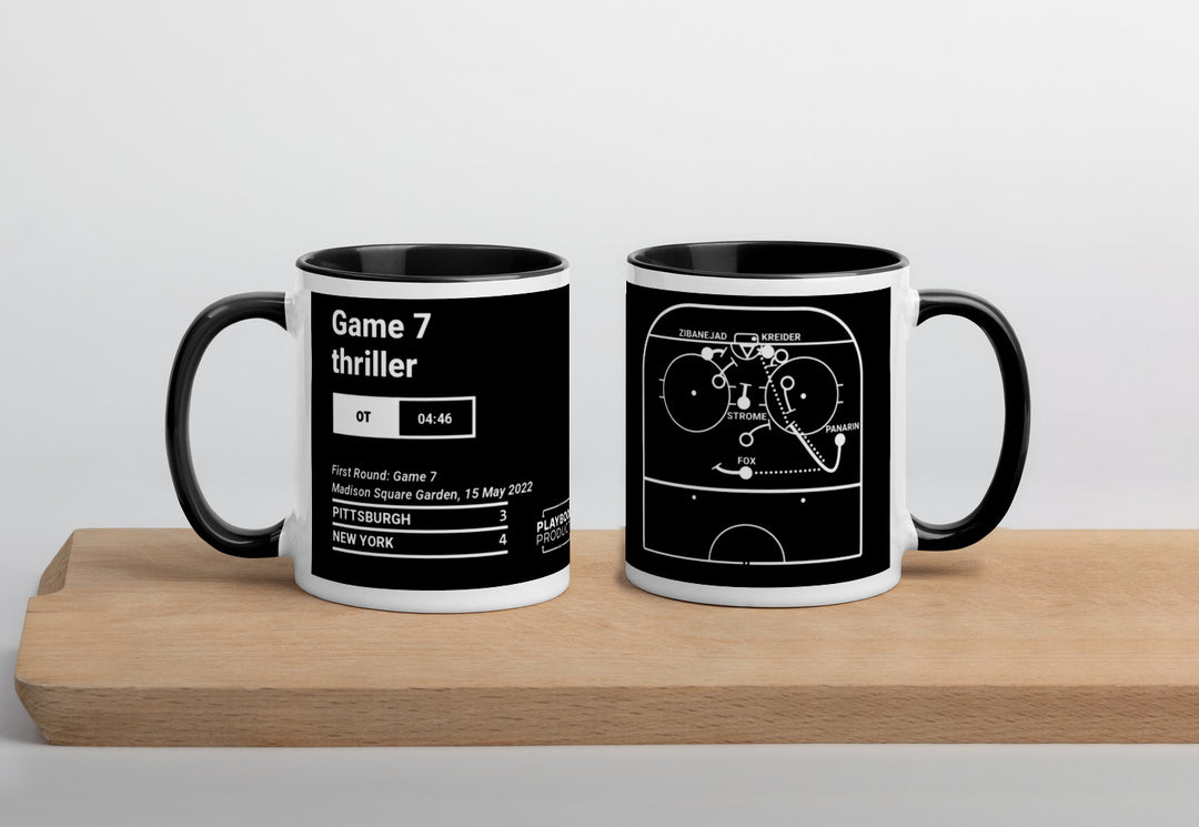 New York Rangers Greatest Goals Mug: Game 7 thriller (2022)