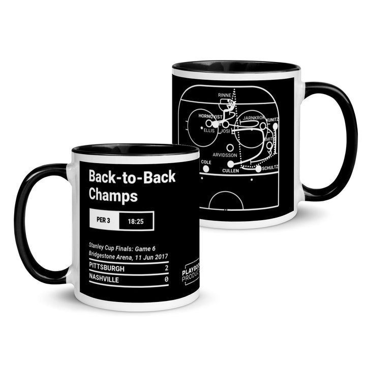 Pittsburgh Penguins Greatest Goals Mug: Back-to-Back Champs (2017)
