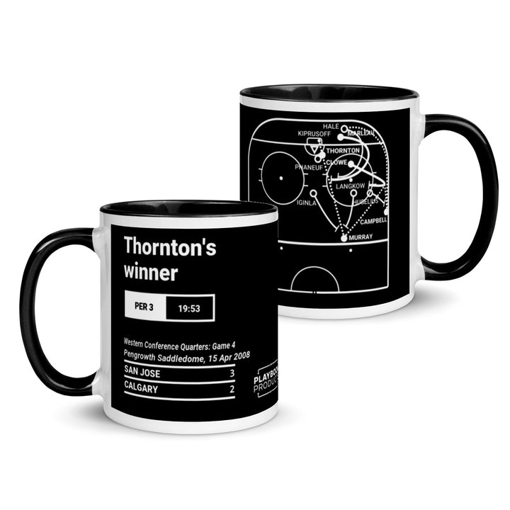 San Jose Sharks Greatest Goals Mug: Thornton's winner (2008)