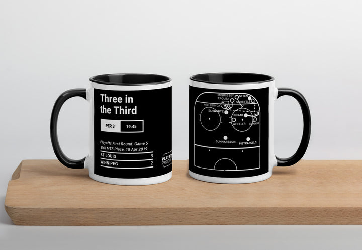 St Louis Blues Greatest Goals Mug: Three in the Third (2019)