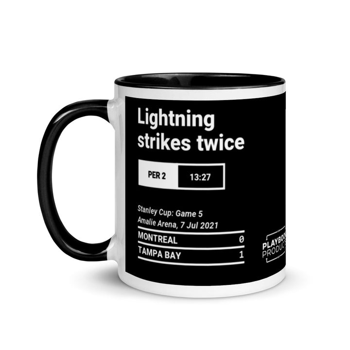 Tampa Bay Lightning Greatest Goals Mug: Lightning strikes twice (2021)