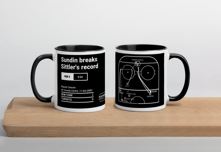 Toronto Maple Leafs Greatest Goals Mug: Sundin breaks Sittler's record (2007)