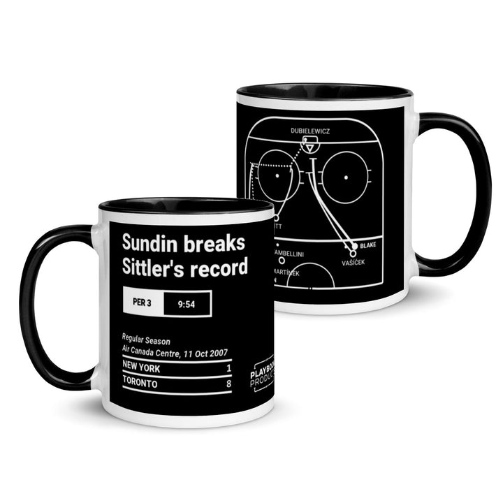 Toronto Maple Leafs Greatest Goals Mug: Sundin breaks Sittler's record (2007)