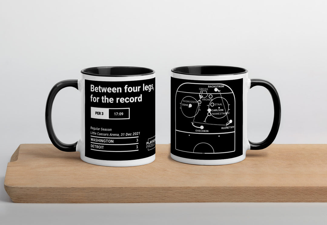Washington Capitals Greatest Goals Mug: Between four legs, for the record (2021)