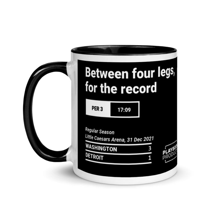 Washington Capitals Greatest Goals Mug: Between four legs, for the record (2021)