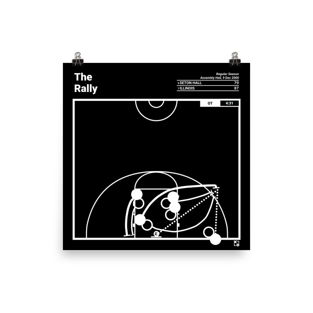 Illinois Basketball Greatest Plays Poster: The Rally (2000)