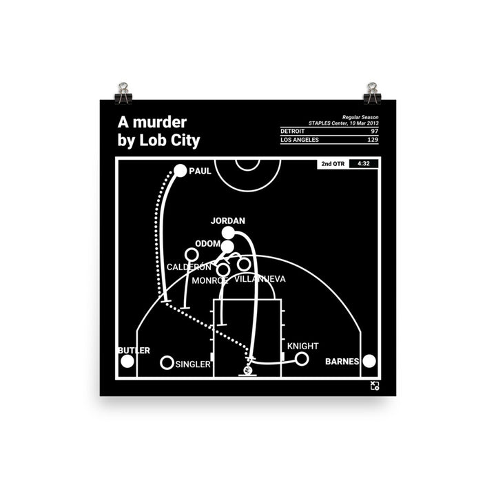 LA Clippers Greatest Plays Poster: A murder by Lob City (2013)