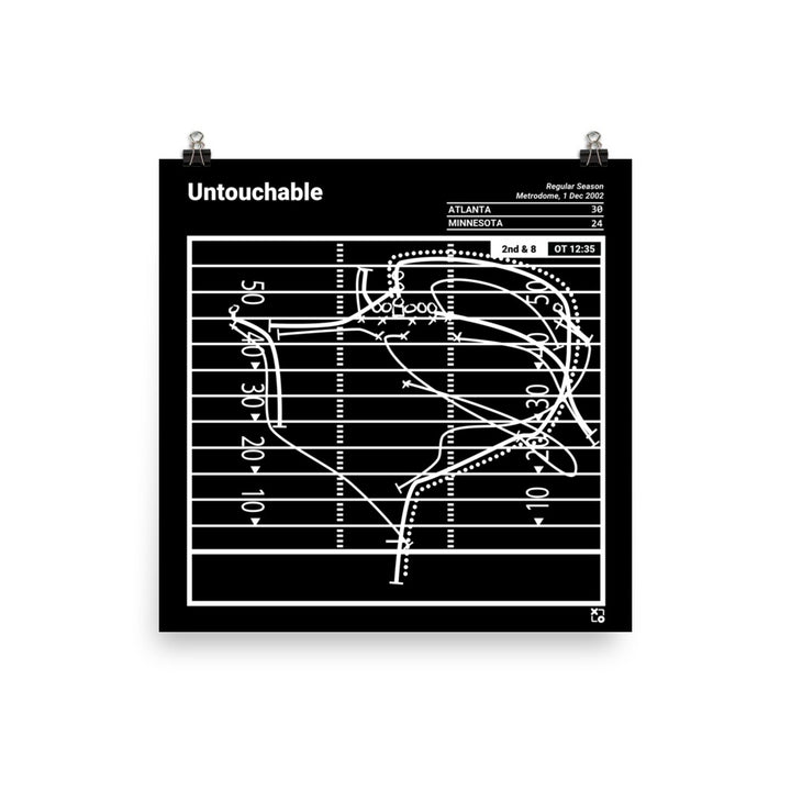 Atlanta Falcons Greatest Plays Poster: Untouchable (2002)