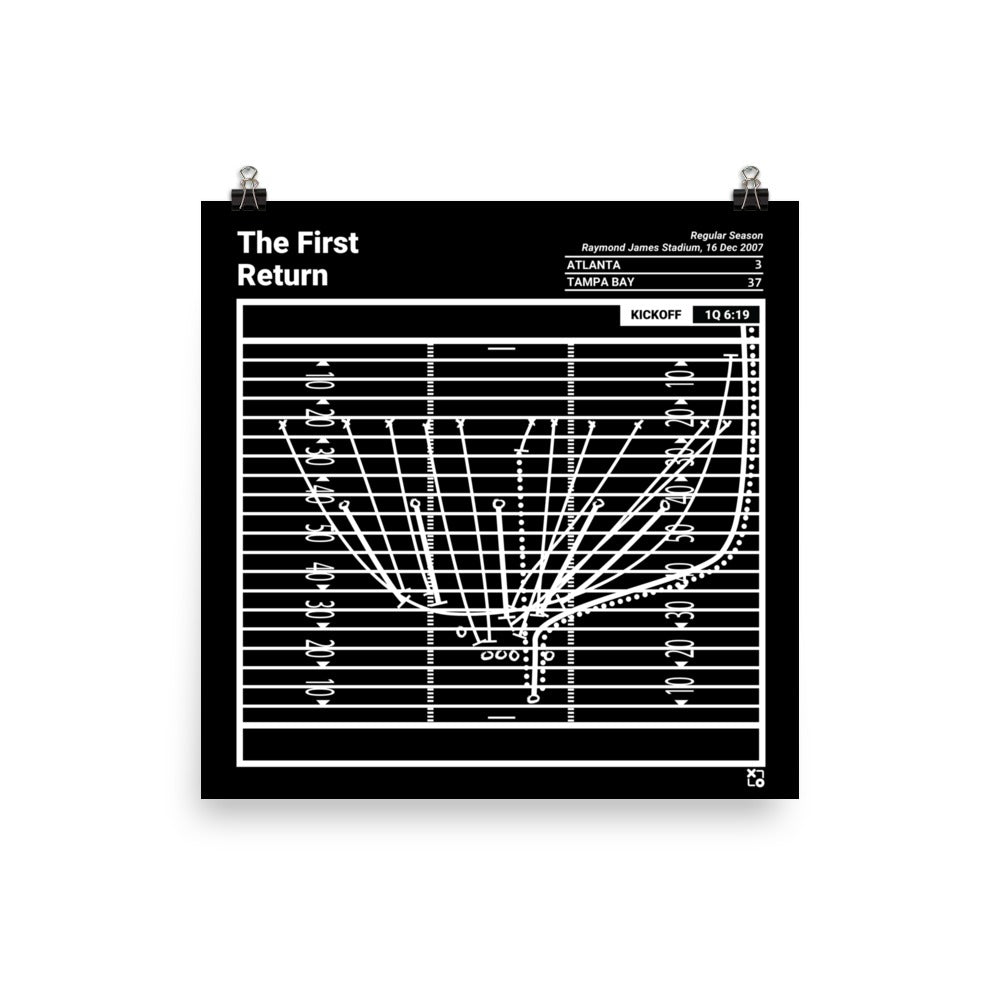 Tampa Bay Buccaneers Greatest Plays Poster: The First Return (2007)