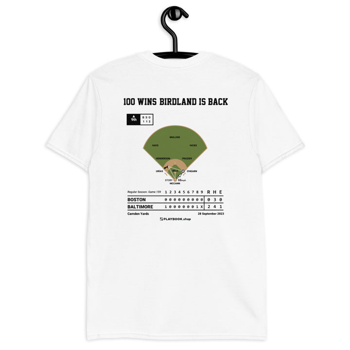 Baltimore Orioles Greatest Plays T-shirt: 100 Wins, Birdland is Back (2023)