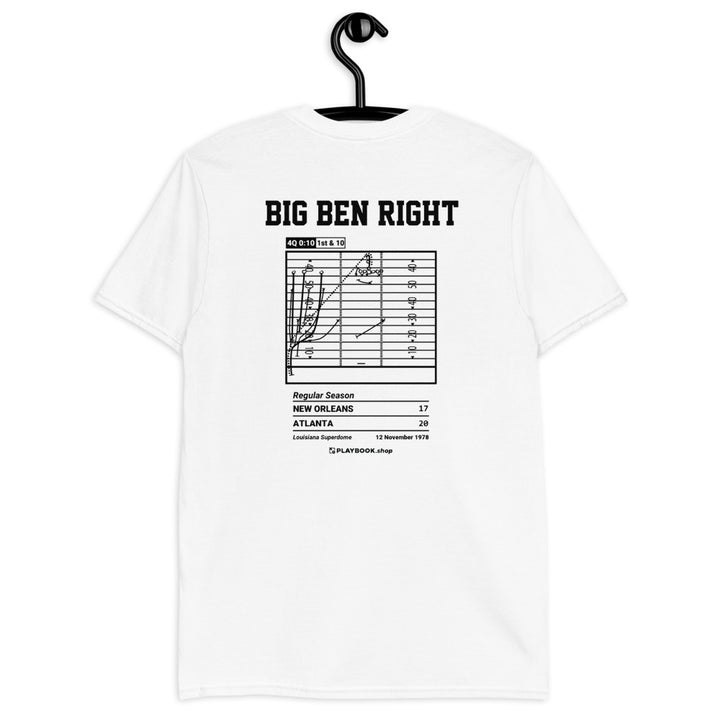 Atlanta Falcons Greatest Plays T-shirt: Big Ben Right (1978)