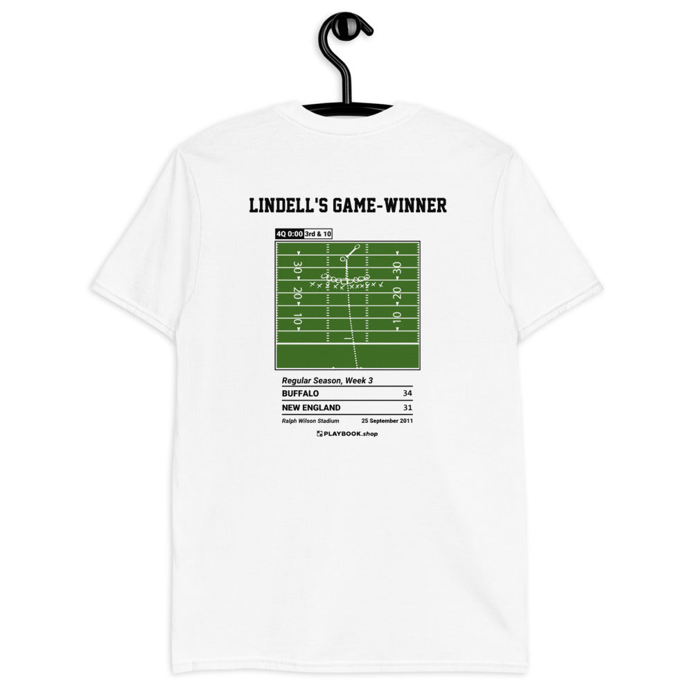 Buffalo Bills Greatest Plays T-shirt: Lindell's game-winner (2011)