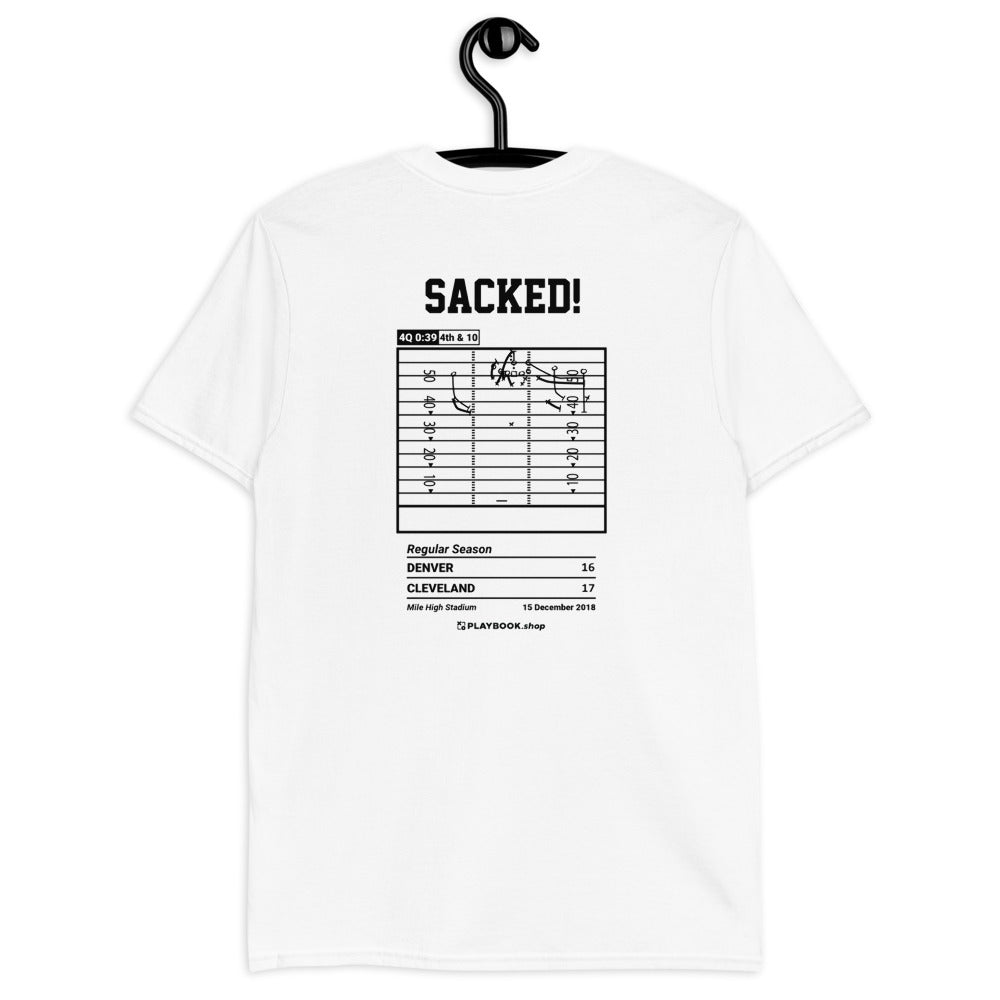 Cleveland Browns Greatest Plays T-shirt: Sacked! (2018)