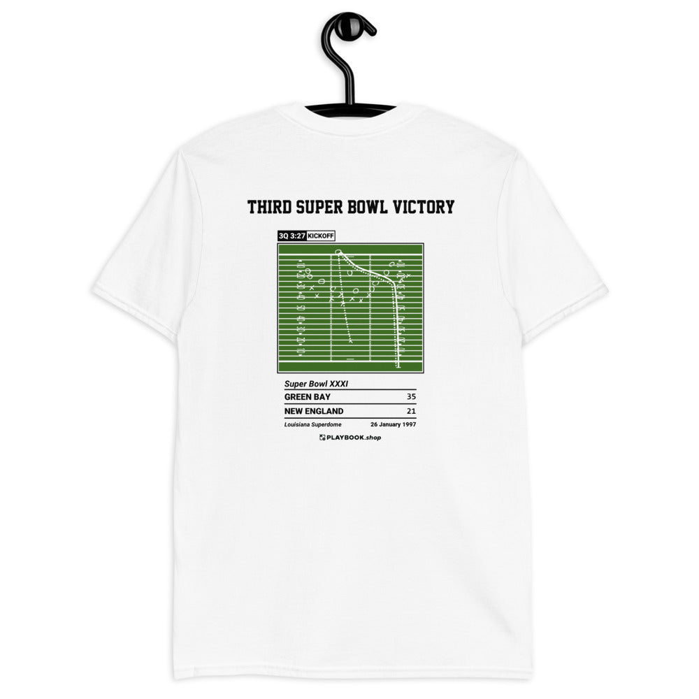 Green Bay Packers Greatest Plays T-shirt: Third Super Bowl victory (1997)