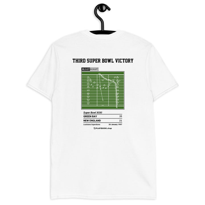 Green Bay Packers Greatest Plays T-shirt: Third Super Bowl victory (1997)