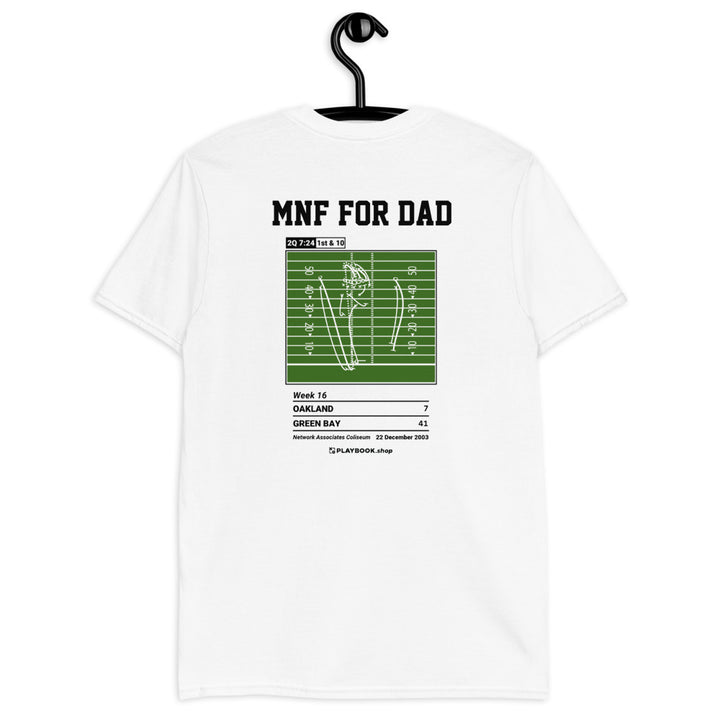 Green Bay Packers Greatest Plays T-shirt: MNF for Dad (2003)
