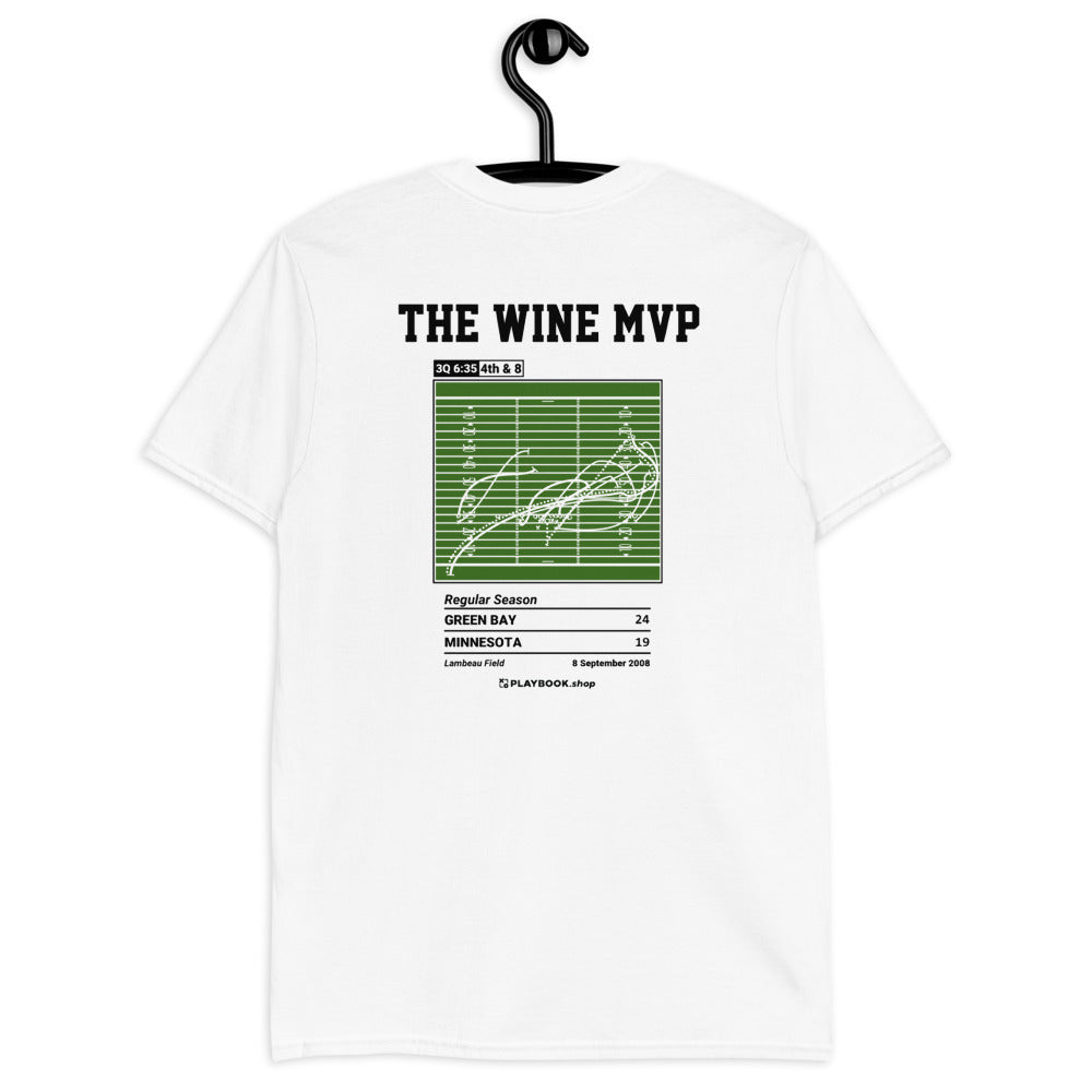 Green Bay Packers Greatest Plays T-shirt: The Wine MVP (2008)