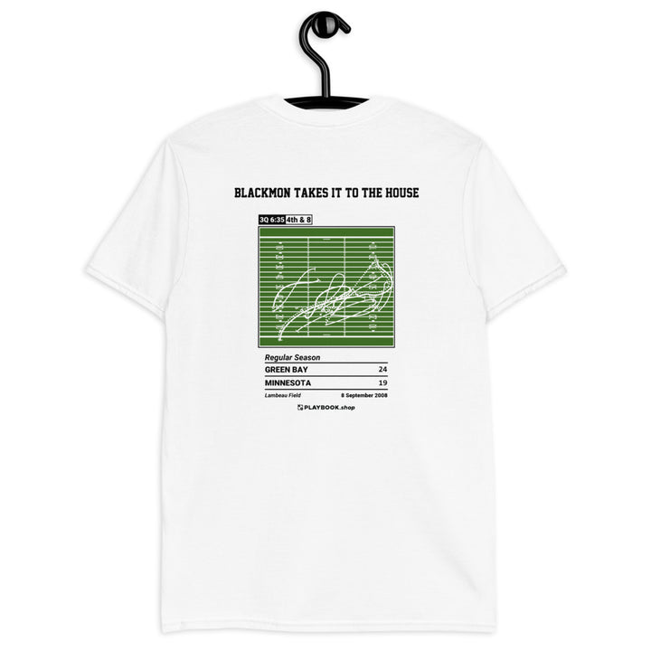 Green Bay Packers Greatest Plays T-shirt: Blackmon Takes It To The House (2008)