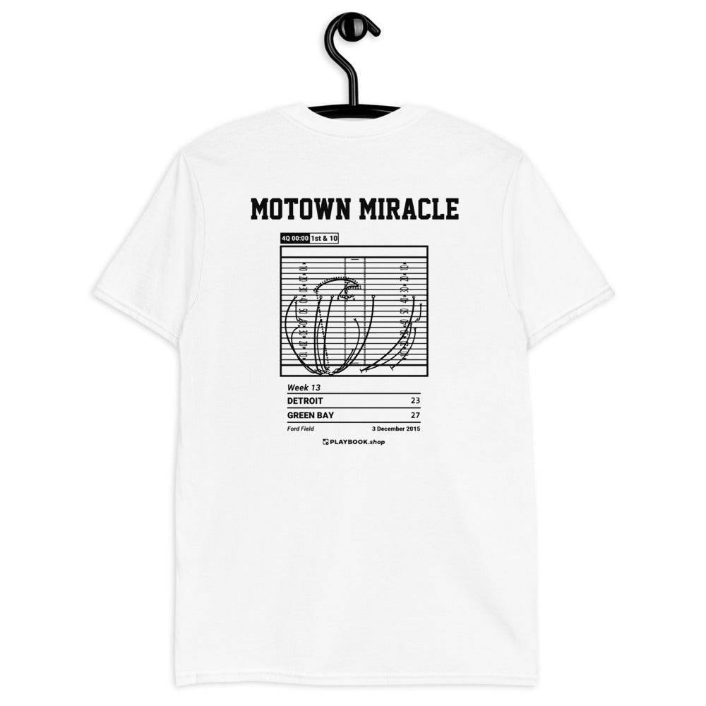 Green Bay Packers Greatest Plays T-shirt: Motown Miracle (2015)