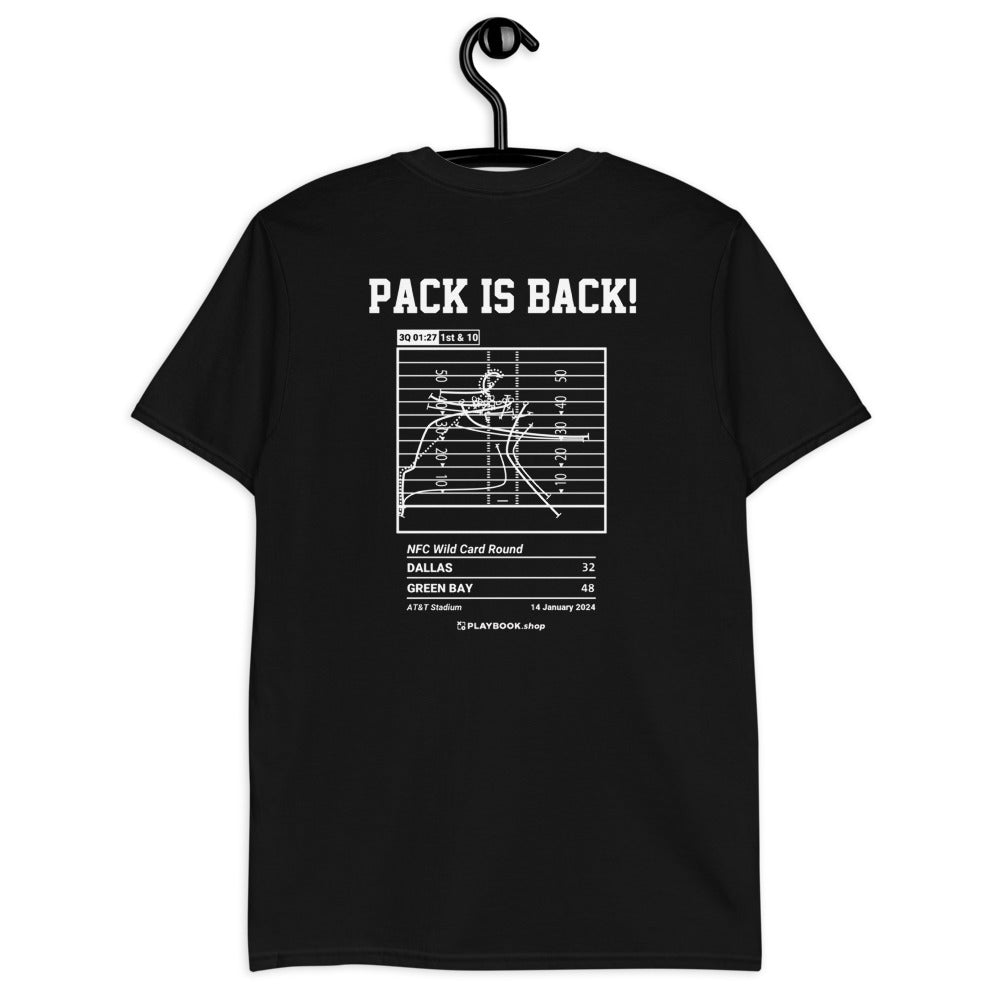 Green Bay Packers Greatest Plays T-shirt: Pack is Back! (2024)