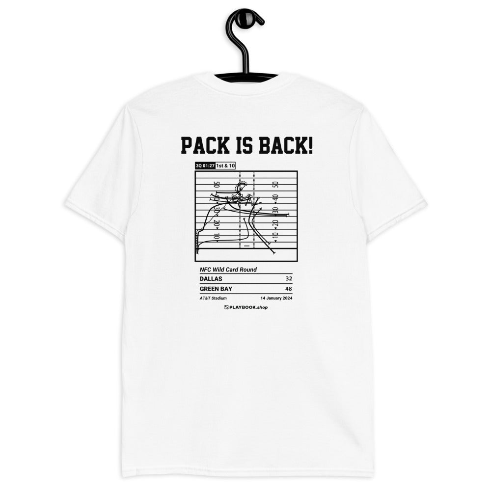 Green Bay Packers Greatest Plays T-shirt: Pack is Back! (2024)