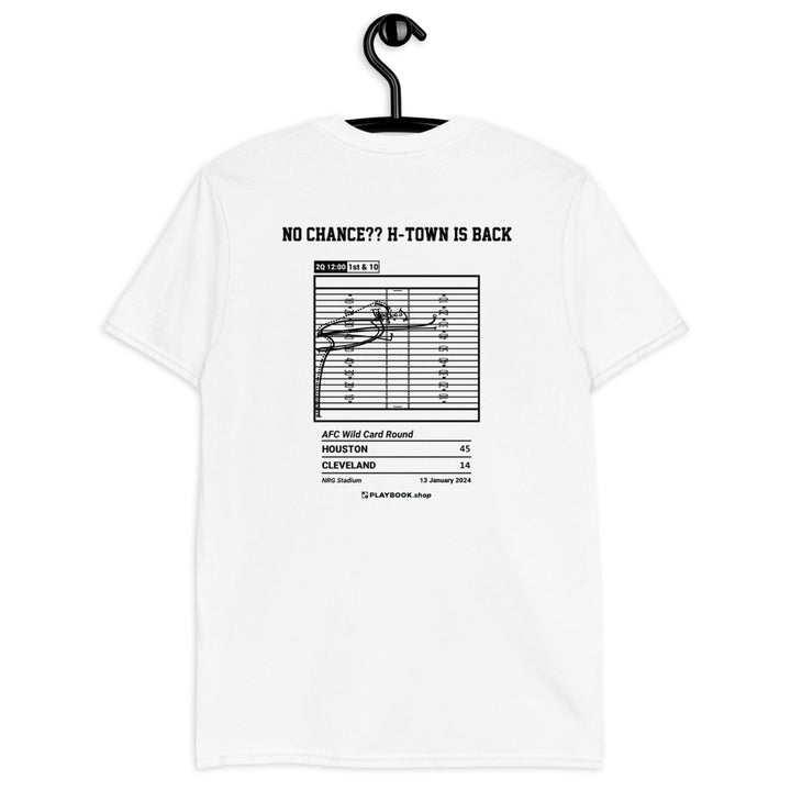Houston Texans Greatest Plays T-shirt: No Chance?? H-Town is Back (2024)