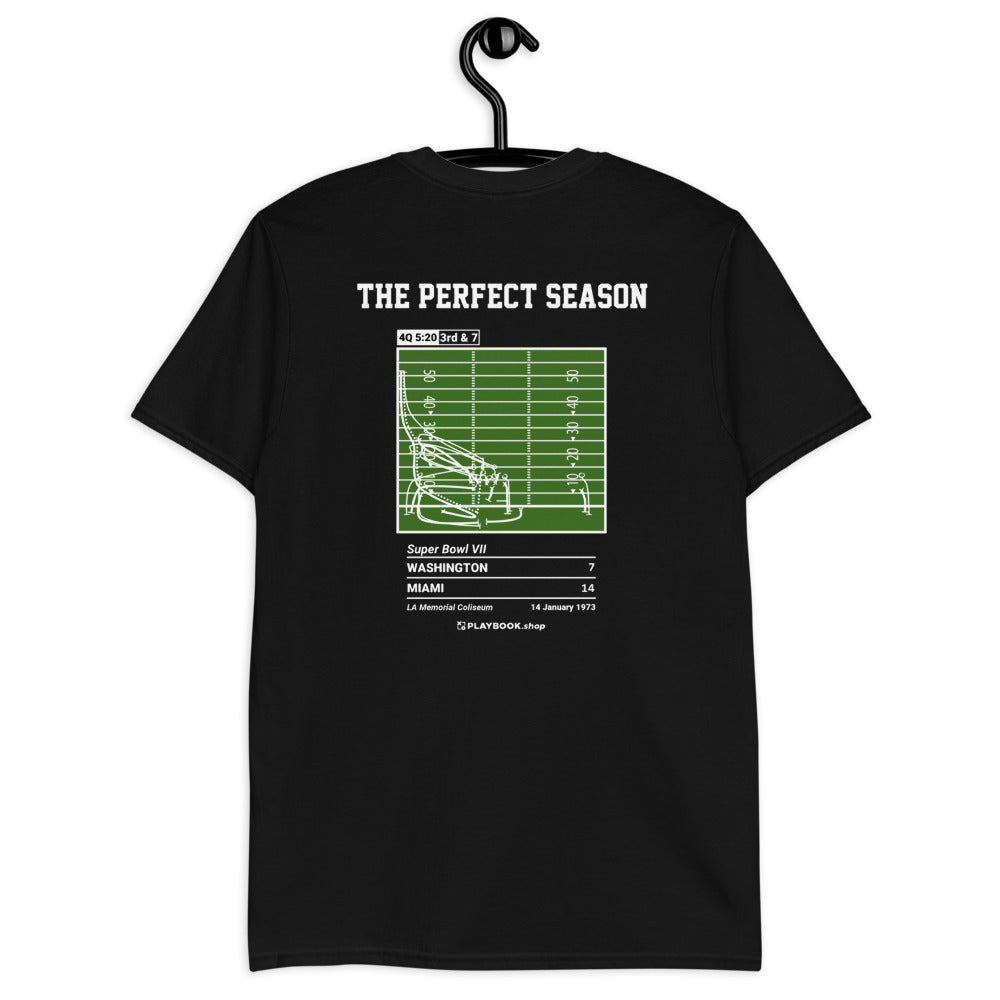 Miami Dolphins Greatest Plays T-shirt: The Perfect Season (1973)
