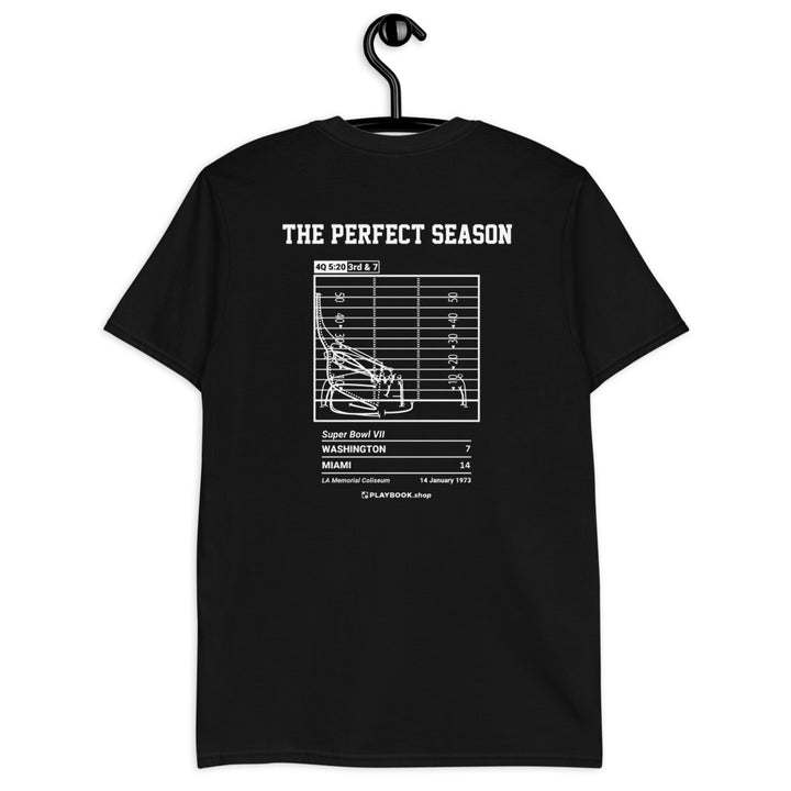 Miami Dolphins Greatest Plays T-shirt: The Perfect Season (1973)