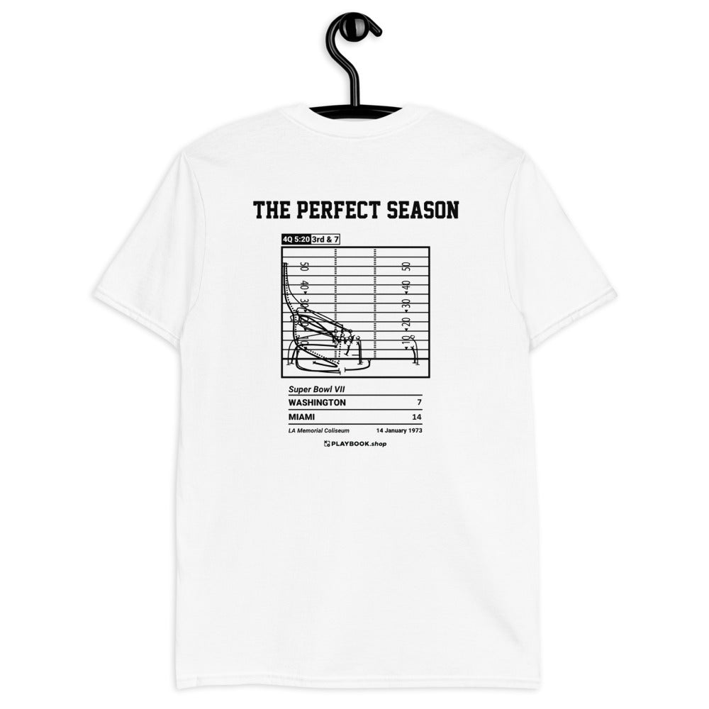 Miami Dolphins Greatest Plays T-shirt: The Perfect Season (1973)