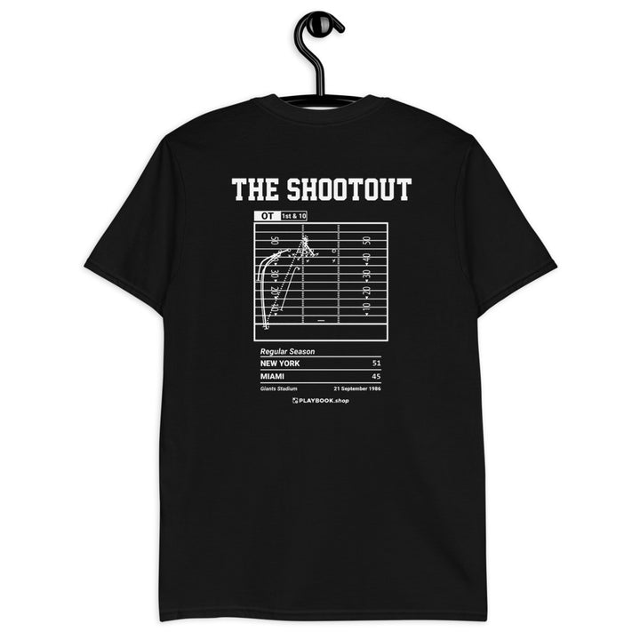 New York Jets Greatest Plays T-shirt: The Shootout (1986)