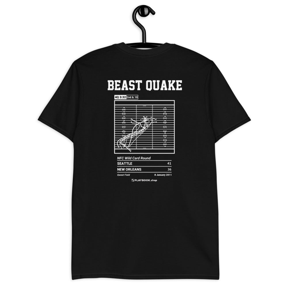 Seattle Seahawks Greatest Plays T-shirt: Beast Quake (2011)